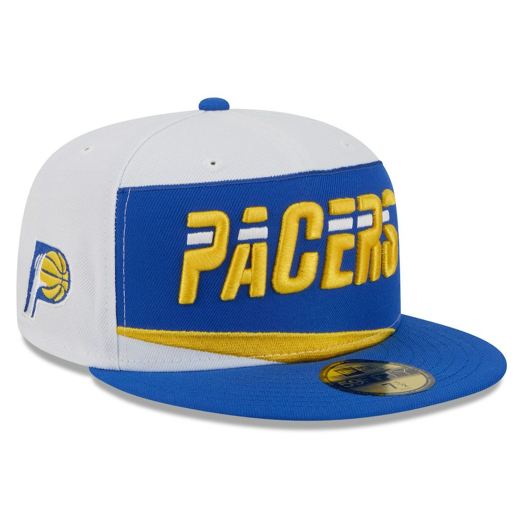 New Era - Indiana Pacers 2025/26 City Edition 59FIFTY Fitted Hat - White/Blue