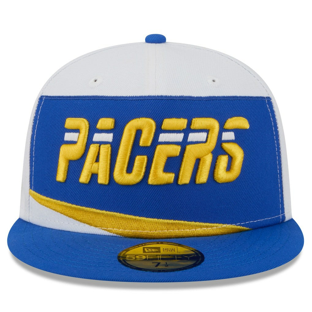 New Era - Indiana Pacers 2025/26 City Edition 59FIFTY Fitted Hat - White/Blue