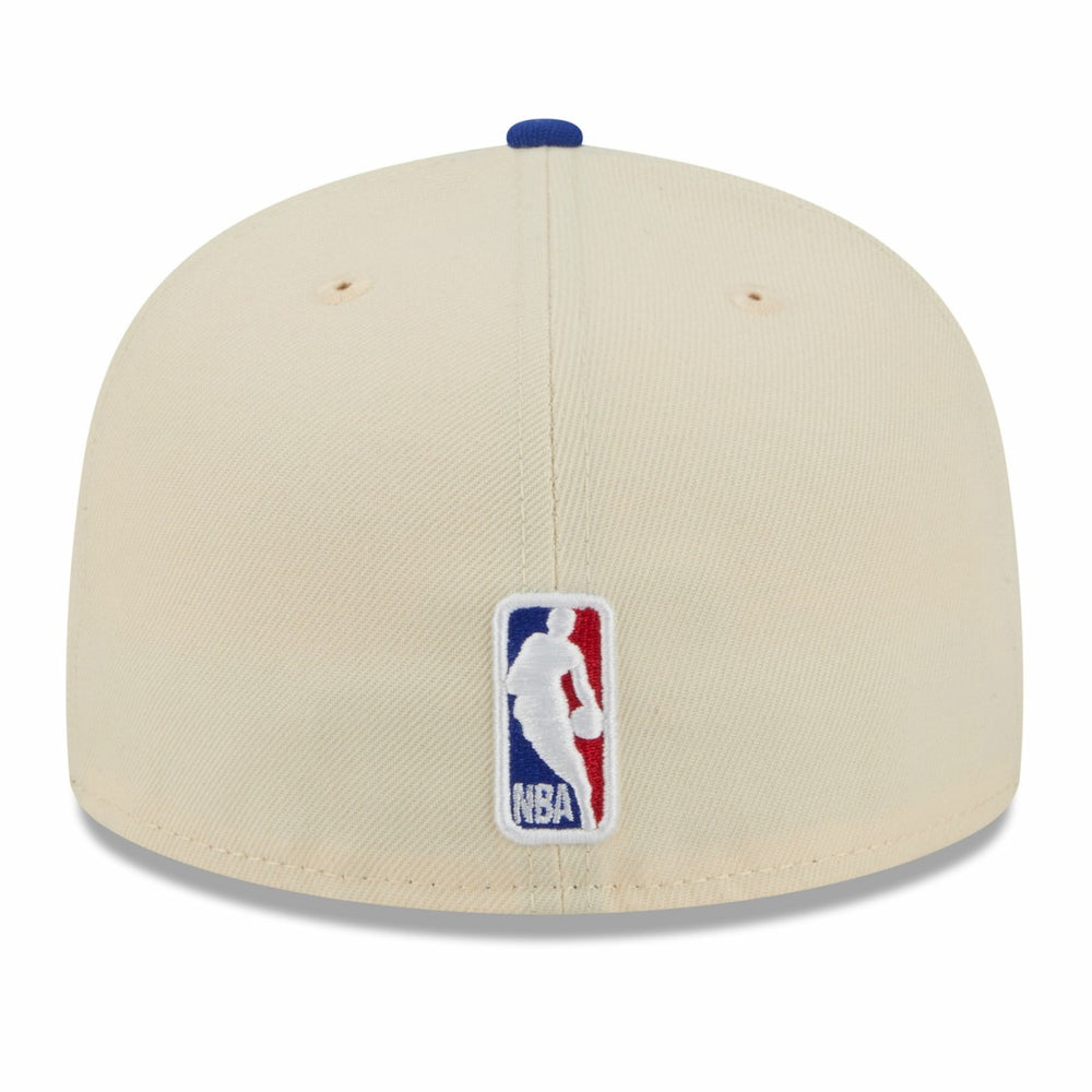 New Era - New York Knicks 2025/26 City Edition 59FIFTY Fitted Hat - Cream/Blue