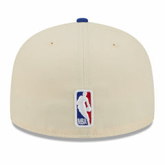New Era - New York Knicks 2025/26 City Edition 59FIFTY Fitted Hat - Cream/Blue