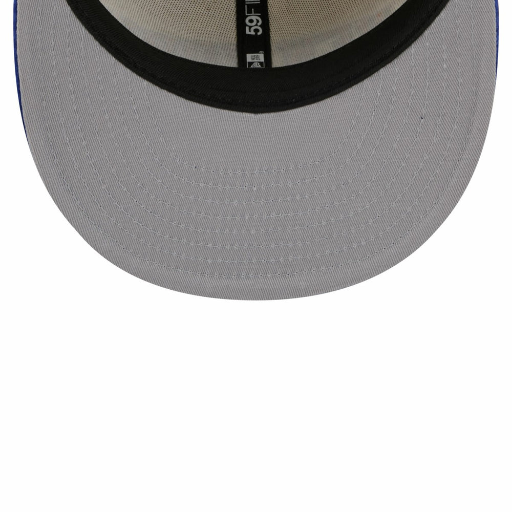 New Era - New York Knicks 2025/26 City Edition 59FIFTY Fitted Hat - Cream/Blue