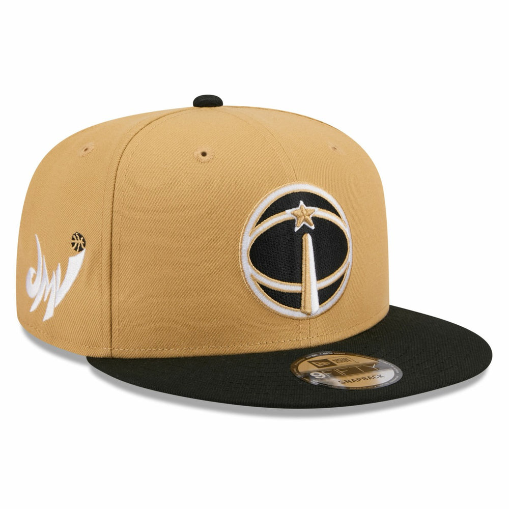 New Era - Washington Wizards 2025/26 City Edition 9FIFTY Snapback Hat - Gold/Black
