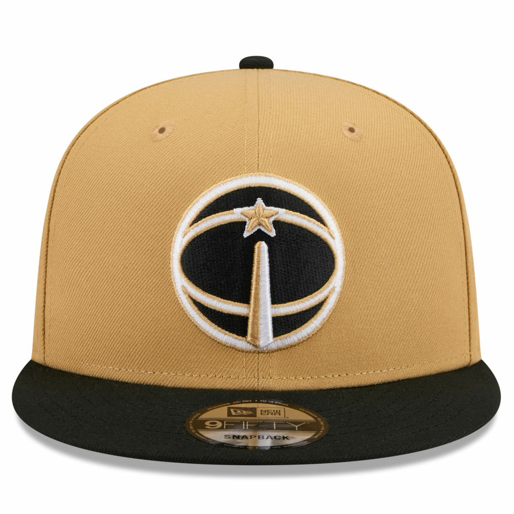 New Era - Washington Wizards 2025/26 City Edition 9FIFTY Snapback Hat - Gold/Black
