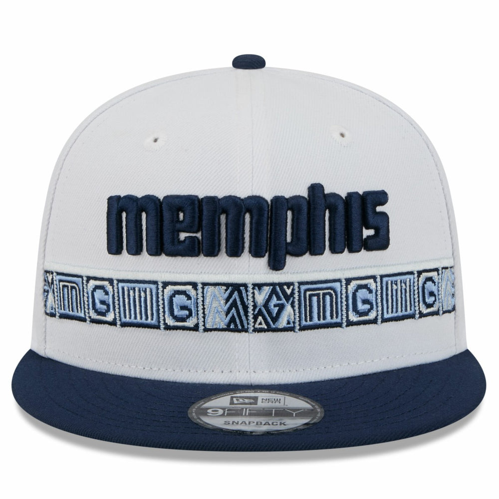 New Era - Memphis Grizzlies 2025/26 City Edition 9FIFTY Snapback Hat - Light Blue/Navy