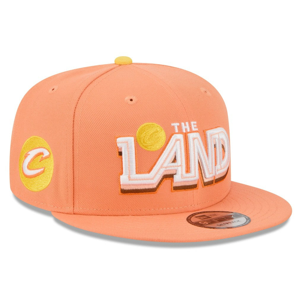 New Era - Cleveland Cavaliers 2025/26 City Edition 9FIFTY Snapback Hat - Orange