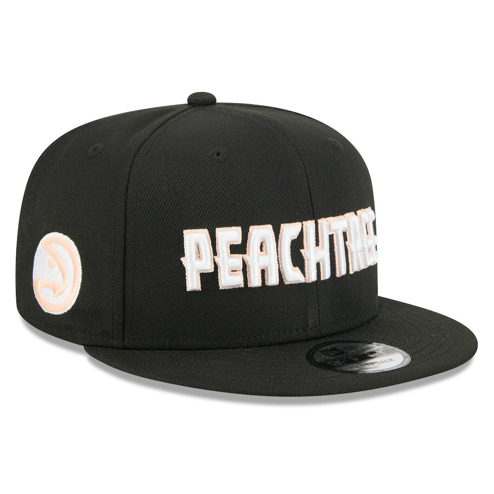 New Era - Atlanta Hawks 2025/26 City Edition 9FIFTY Snapback Hat - Black