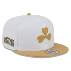 New Era - Boston Celtics 2025/26 City Edition 9FIFTY Snapback Hat - White/Gold