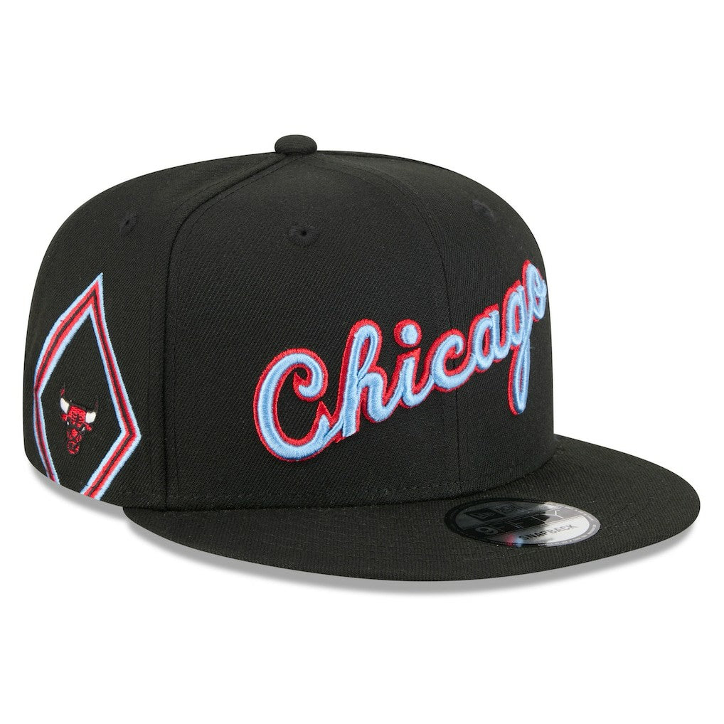 New Era - Chicago Bulls 2025/26 City Edition 9FIFTY Snapback Hat - Black
