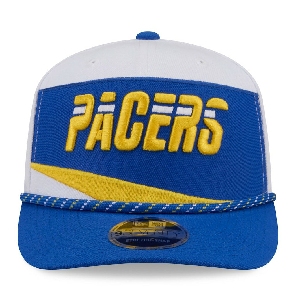 New Era - Indiana Pacers 2025/26 City Edition 9SEVENTY Adjustable Hat - White/Blue
