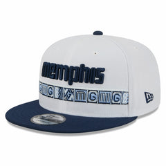 New Era - Memphis Grizzlies Youth 2025/26 City Edition 9FIFTY Snapback Hat - White/Navy