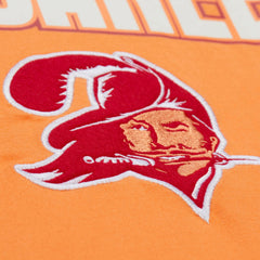 Tampa Bay Buccaneers Throw It Back Premium Vintage Logo T-Shirt Orange - Mitchell & Ness