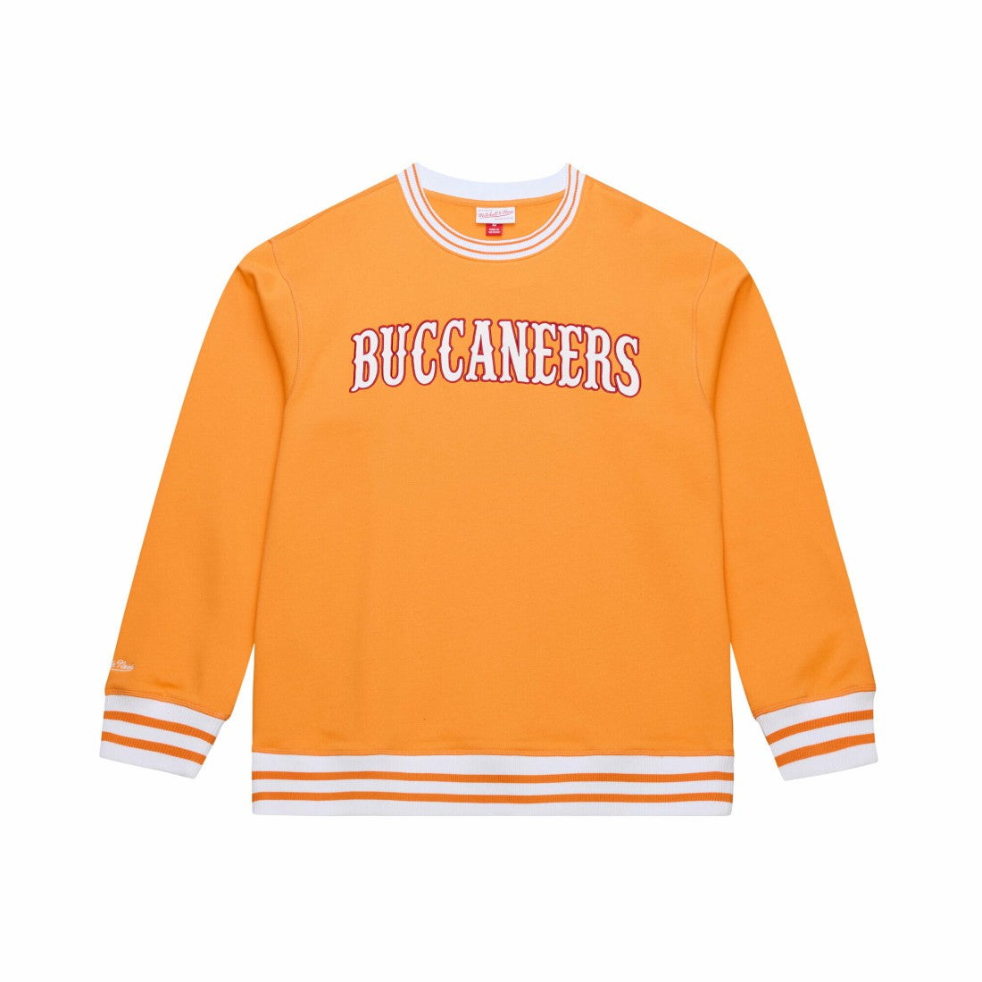 Tampa Bay Buccaneers 50th Season Coaches Sweatshirt – Orange - Mitchell & Ness