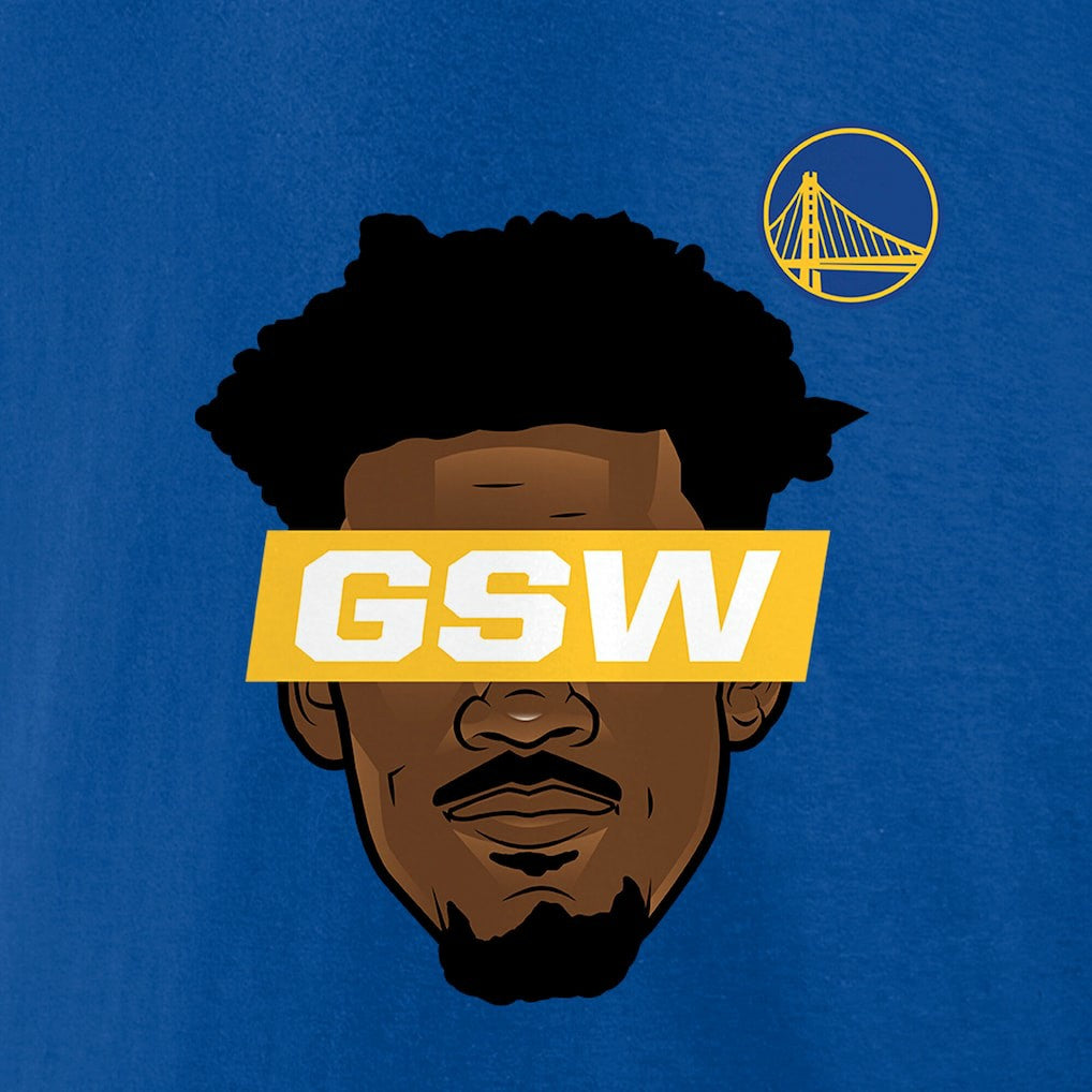 NBA - Jimmy Butler III Golden State Warriors Player T-Shirt - Royal