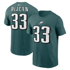 Cooper DeJean Philadelphia Eagles Player Name & Number T-Shirt Midnight Green - Nike