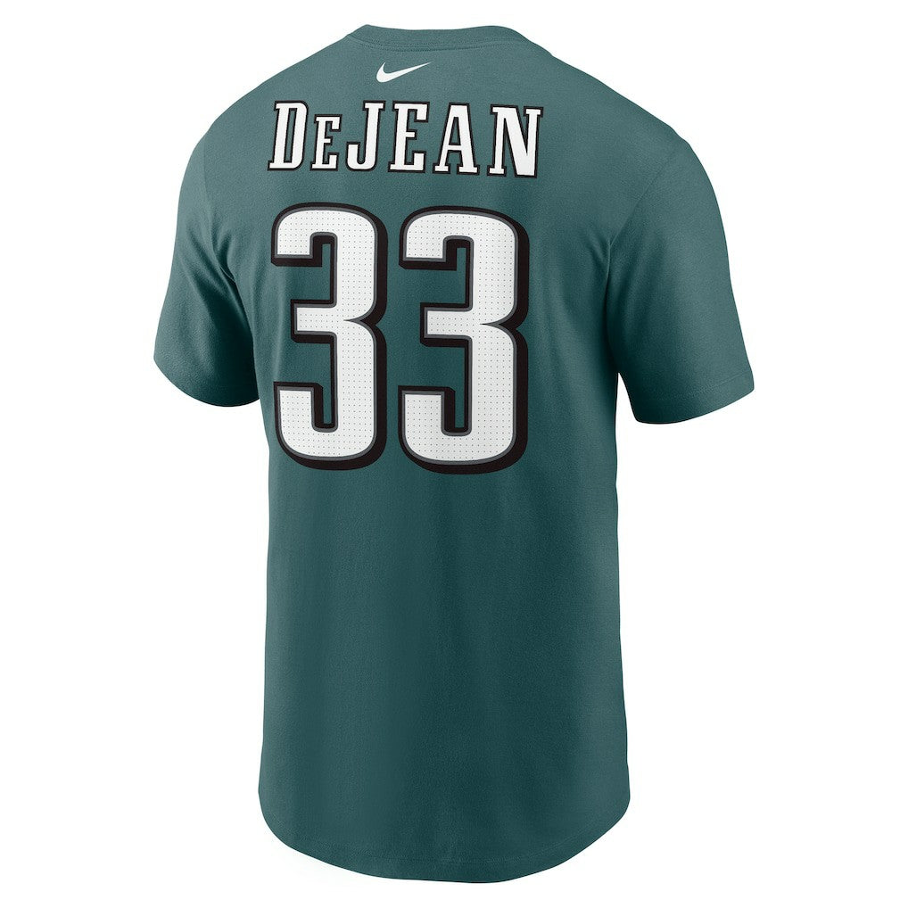Cooper DeJean Philadelphia Eagles Player Name & Number T-Shirt Midnight Green - Nike