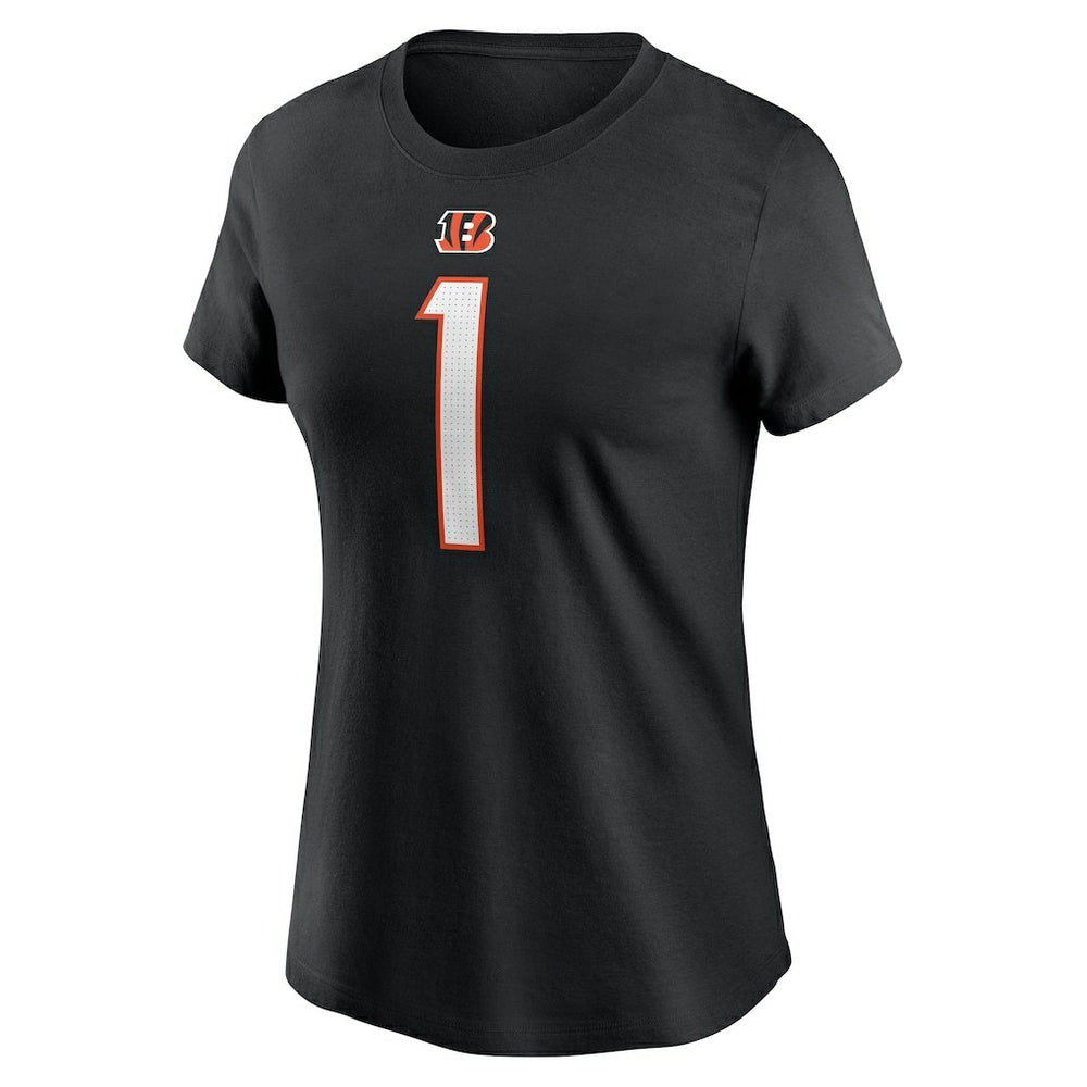 Ja'Marr Chase Cincinnati Bengals Women's Player Name & Number T-Shirt Black - Nike