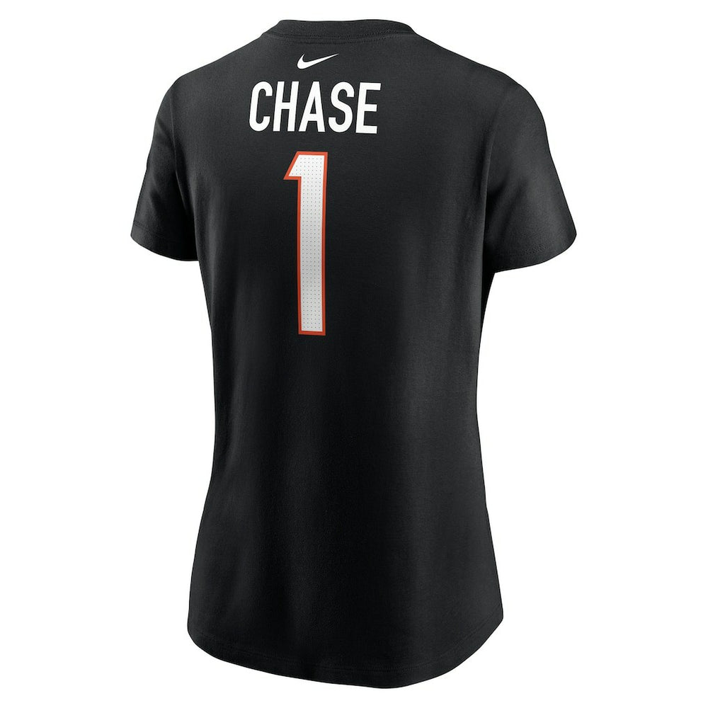 Ja'Marr Chase Cincinnati Bengals Women's Player Name & Number T-Shirt Black - Nike