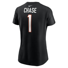 Ja'Marr Chase Cincinnati Bengals Women's Player Name & Number T-Shirt Black - Nike