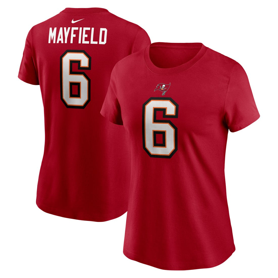 Baker Mayfield Tampa Bay Buccaneers Women's Player Name & Number T-Shirt Red - Nike