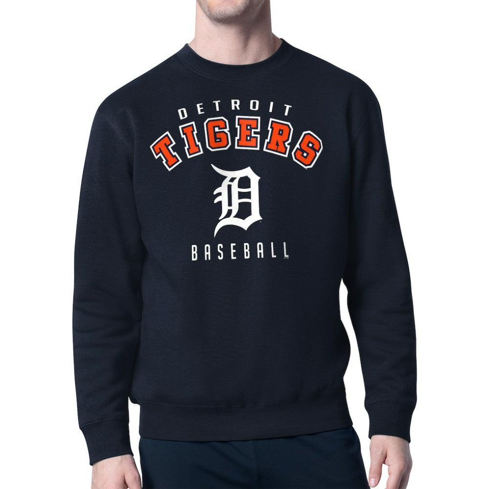 Detroit Tigers Starter Team Logo Fleece Pullover Sweatshirt for sale