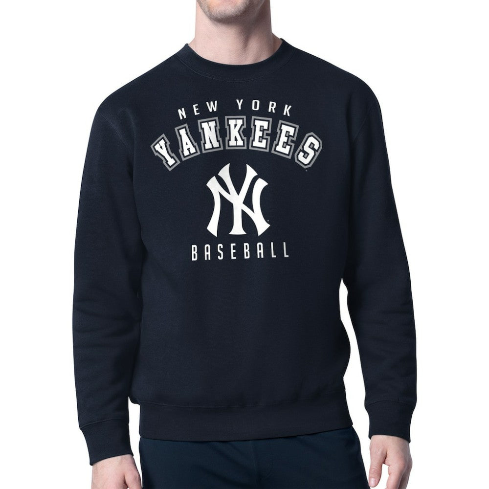 New York Yankees Starter Team Logo Fleece Pullover Sweatshirt Online