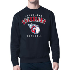 Cleveland Guardians Starter Team Logo Fleece Pullover Sweatshirt On Sale