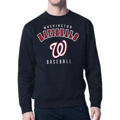 Washington Nationals Starter Team Logo Fleece Pullover Sweatshirt Sale