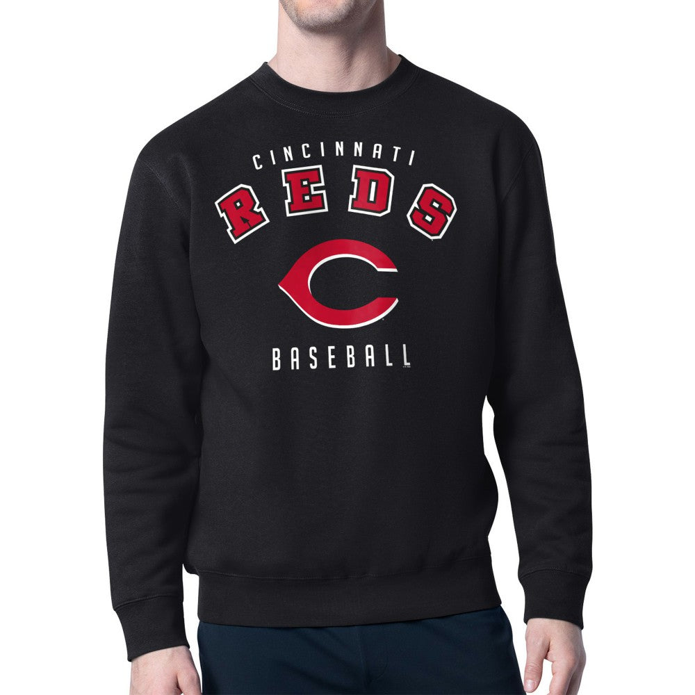 Cincinnati Reds Starter Team Logo Fleece Pullover Sweatshirt for sale