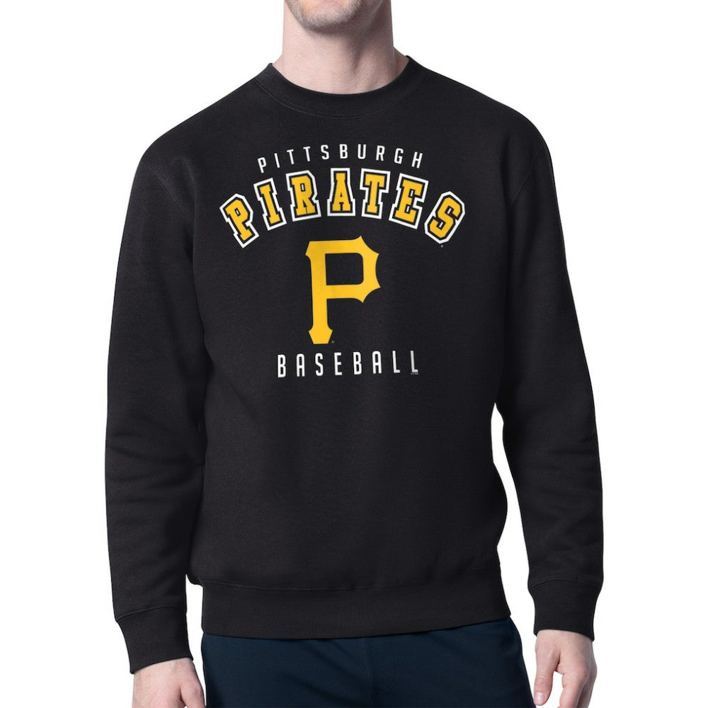 Pittsburgh Pirates Starter Team Logo Fleece Pullover Sweatshirt Lifestyle