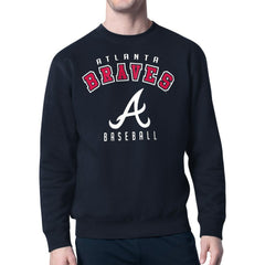 Atlanta Braves Starter Team Logo Fleece Pullover Sweatshirt Online