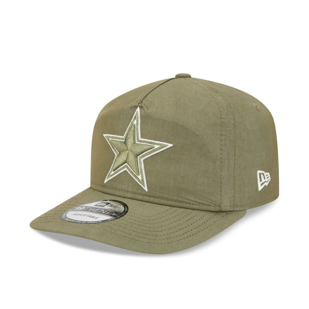 Dallas Cowboys New Era Male Adult Nylon 19TWENTY Adjustable Hat Olive - NFL