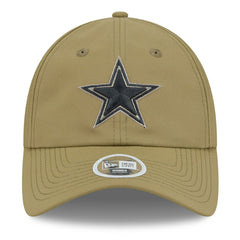 Dallas Cowboys New Era Women's 2025 Salute to Service Pony Tail Adjustable Hat Green - NFL