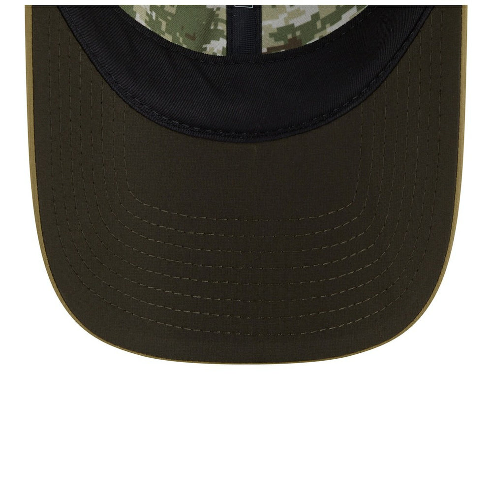 Dallas Cowboys New Era Women's 2025 Salute to Service Pony Tail Adjustable Hat Green - NFL