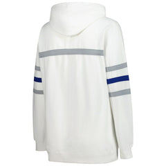 Buffalo Bills Women's Plus Size Head Coach Throwback Pullover Hoodie White - Mitchell & Ness