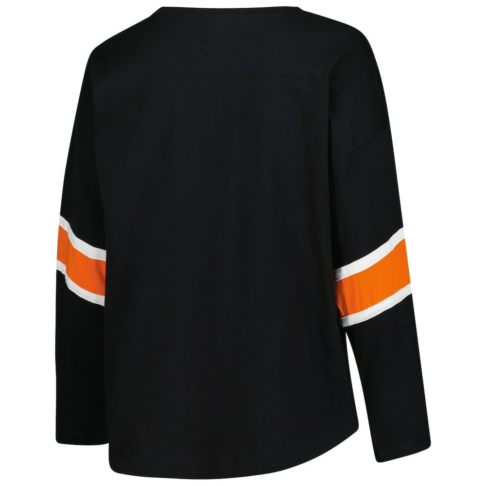 Cincinnati Bengals Women's Plus Size Redzone 3/4-Sleeve Scoop Neck T-Shirt Black - Fanatics