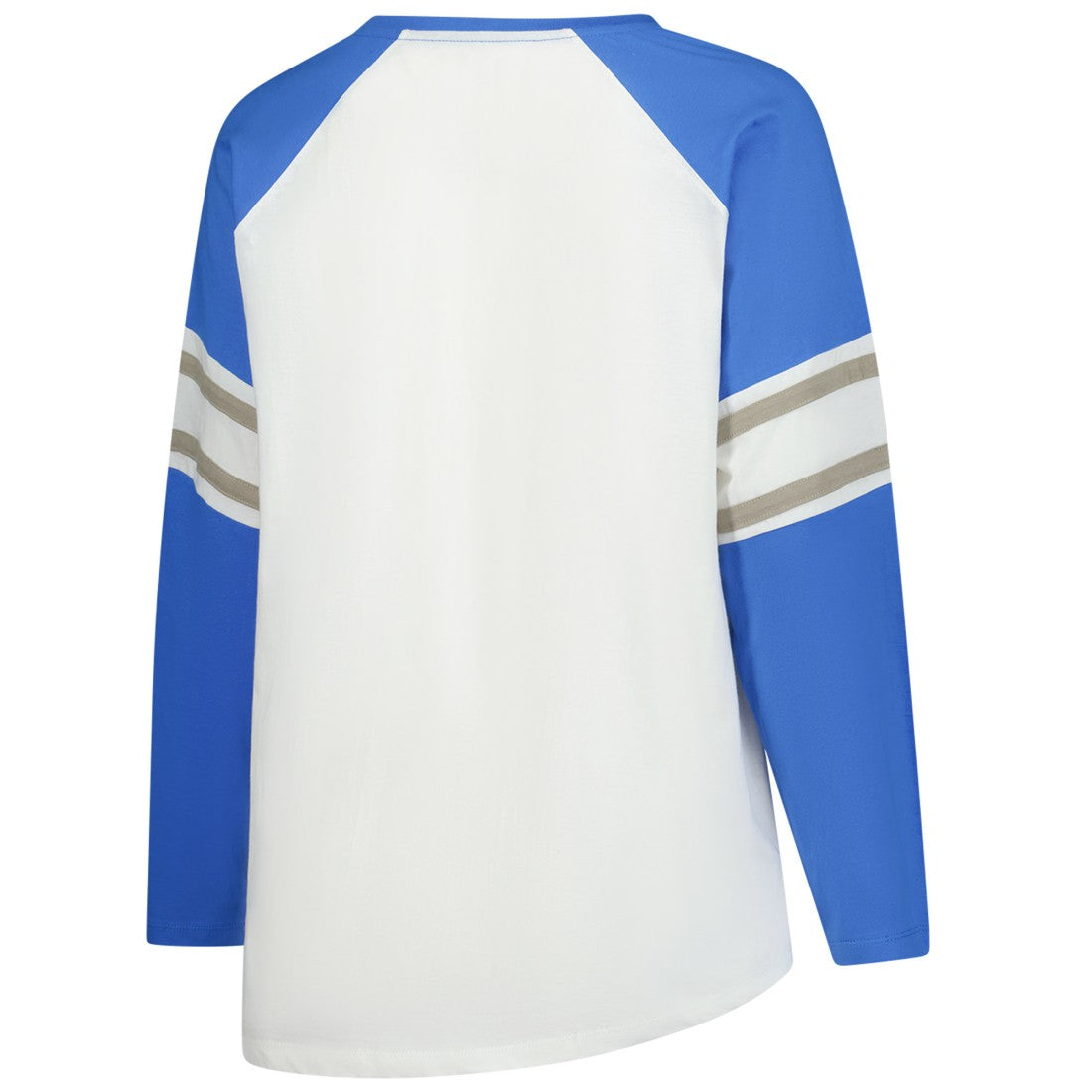 Detroit Lions Women's Plus Size Redzone Lace Up Long Sleeve T-Shirt White - Fanatics