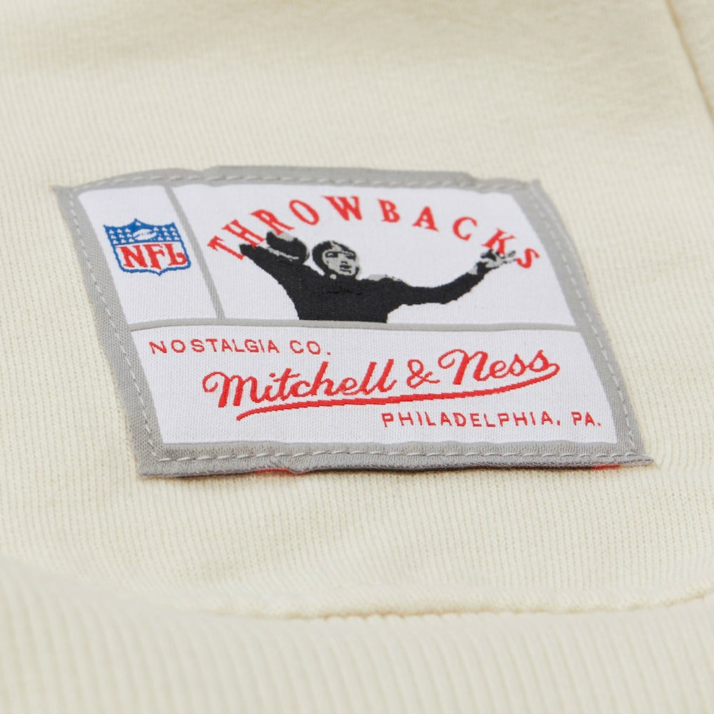 Baltimore Ravens Women's Plus Size Shooting Star Sweatshirt Cream - Mitchell & Ness