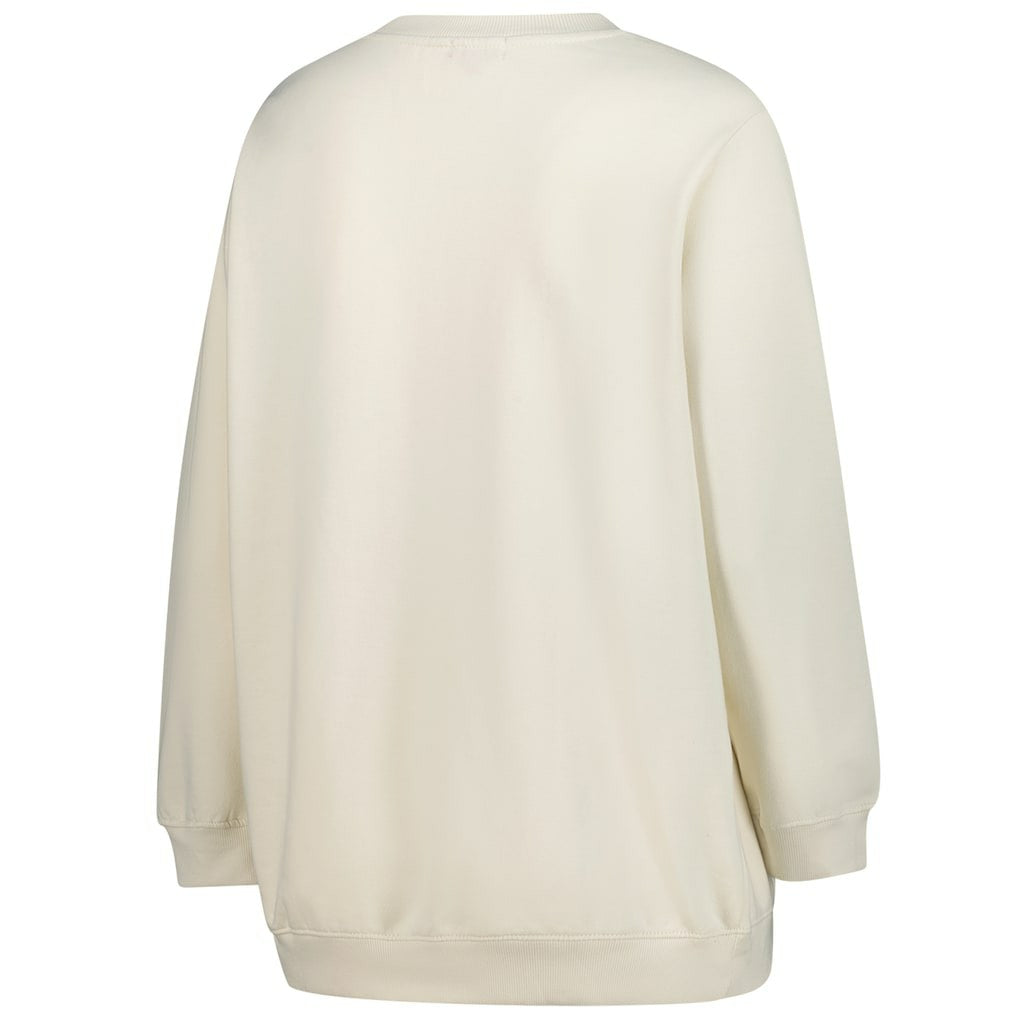 Seattle Seahawks Women's Plus Size Shooting Star Sweatshirt Cream - Mitchell & Ness