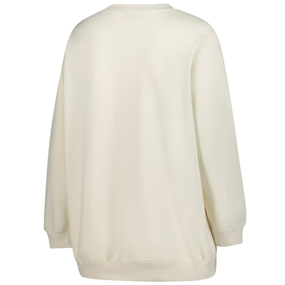 Seattle Seahawks Women's Plus Size Shooting Star Sweatshirt Cream - Mitchell & Ness