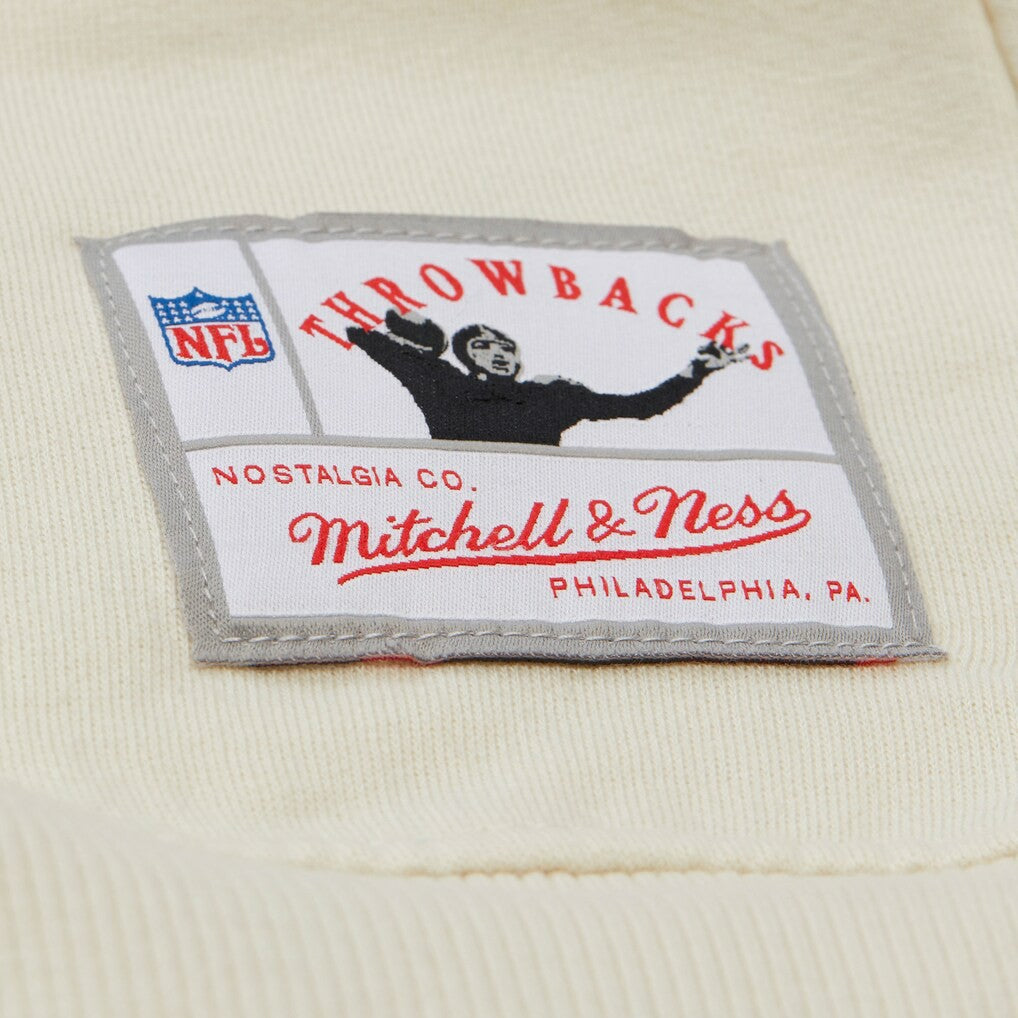 Pittsburgh Steelers Women's Plus Size Shooting Star Sweatshirt Cream - Mitchell & Ness