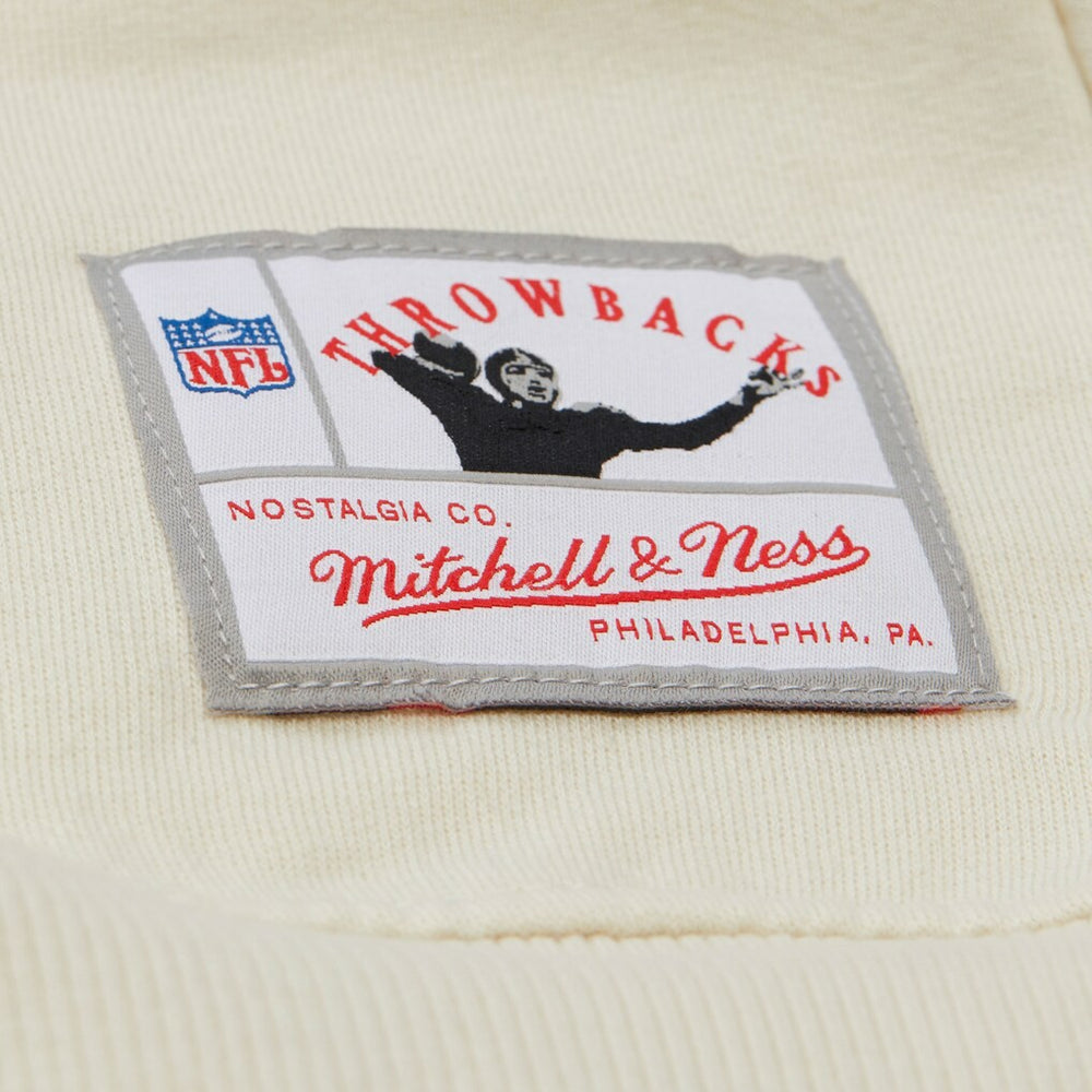 Pittsburgh Steelers Women's Plus Size Shooting Star Sweatshirt Cream - Mitchell & Ness
