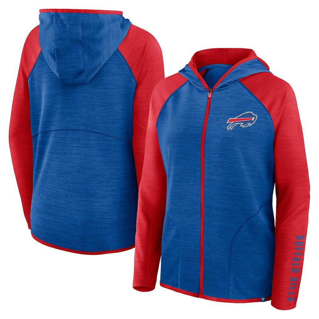 Buffalo Bills Women's Plus Size End Around Pass Full-Zip Hoodie Royal - Fanatics
