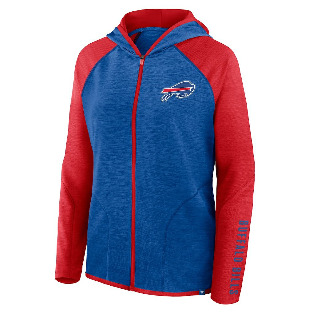 Buffalo Bills Women's Plus Size End Around Pass Full-Zip Hoodie Royal - Fanatics