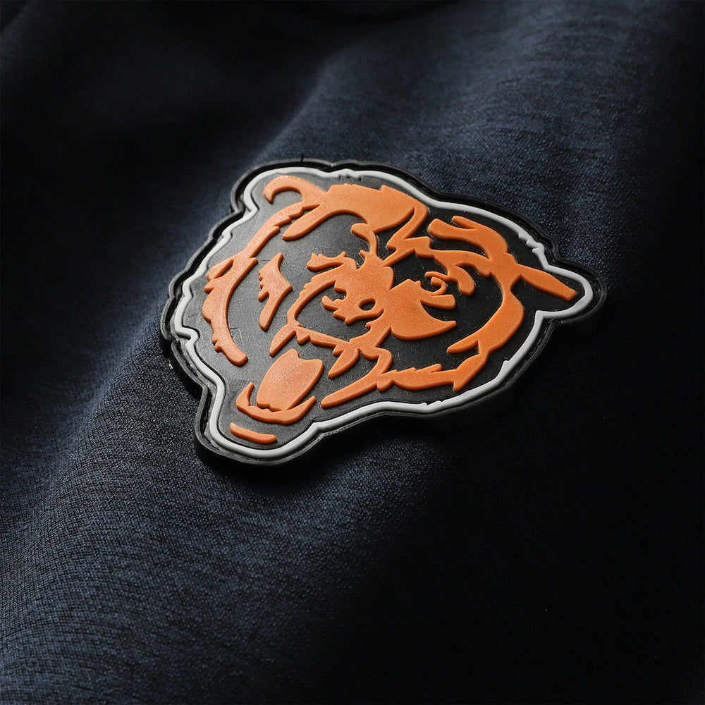 Chicago Bears Women's Plus Size End Around Pass Full-Zip Hoodie Navy - Fanatics