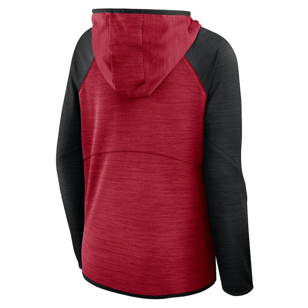 San Francisco 49ers Women's Plus Size End Around Pass Full-Zip Hoodie Scarlet - Fanatics