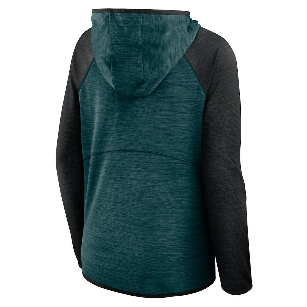 Philadelphia Eagles Women's Plus Size End Around Pass Full-Zip Hoodie Midnight Green - Fanatics