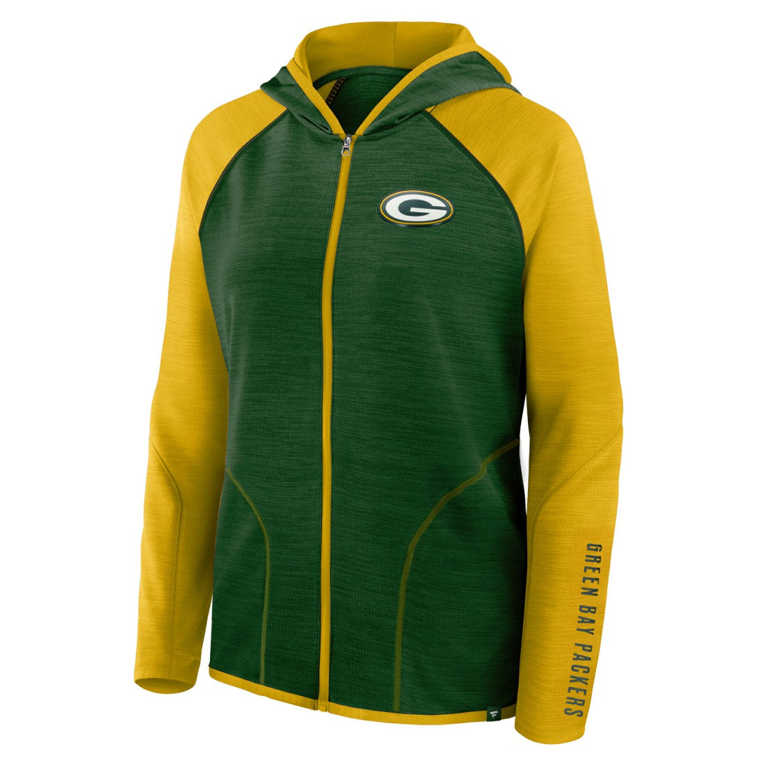 Green Bay Packers Women's Plus Size End Around Pass Full-Zip Hoodie Green - Fanatics