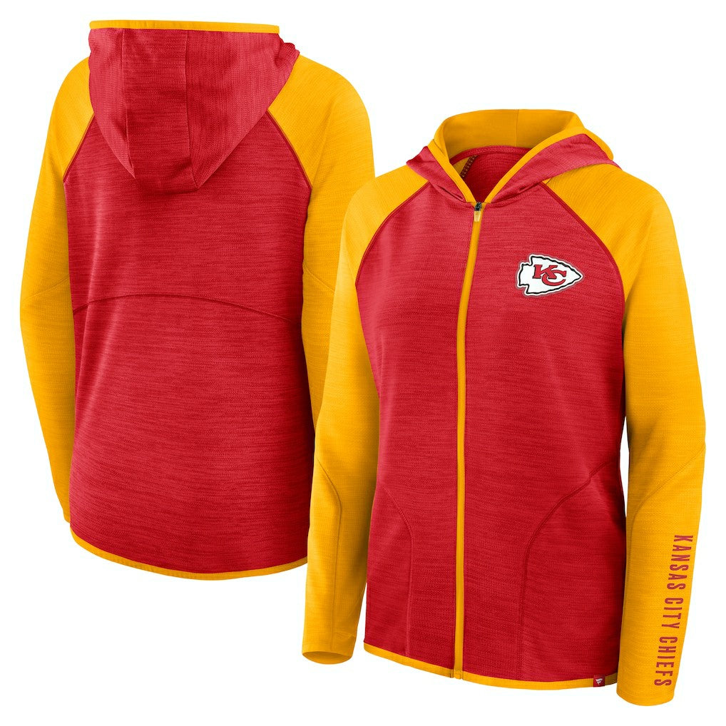 Kansas City Chiefs Women's Plus Size End Around Pass Full-Zip Hoodie Red - Fanatics