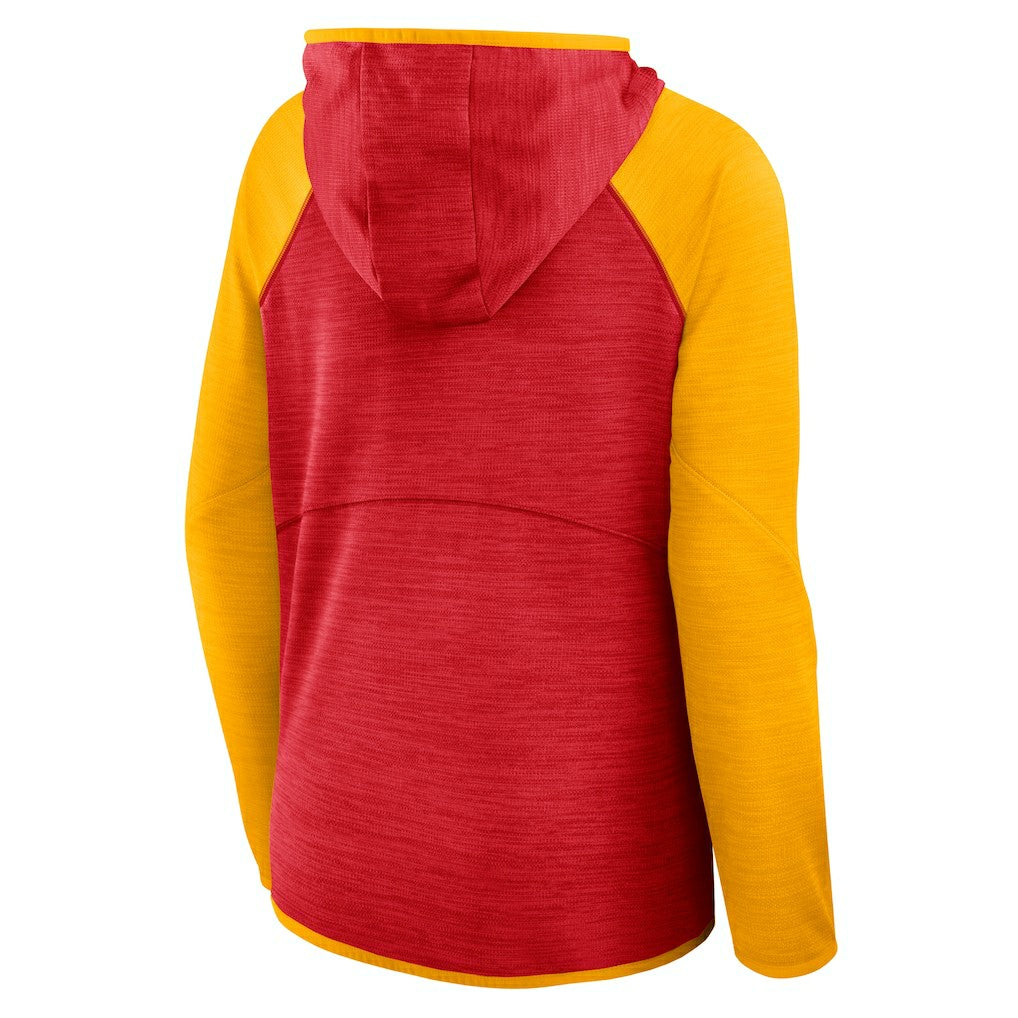 Kansas City Chiefs Women's Plus Size End Around Pass Full-Zip Hoodie Red - Fanatics