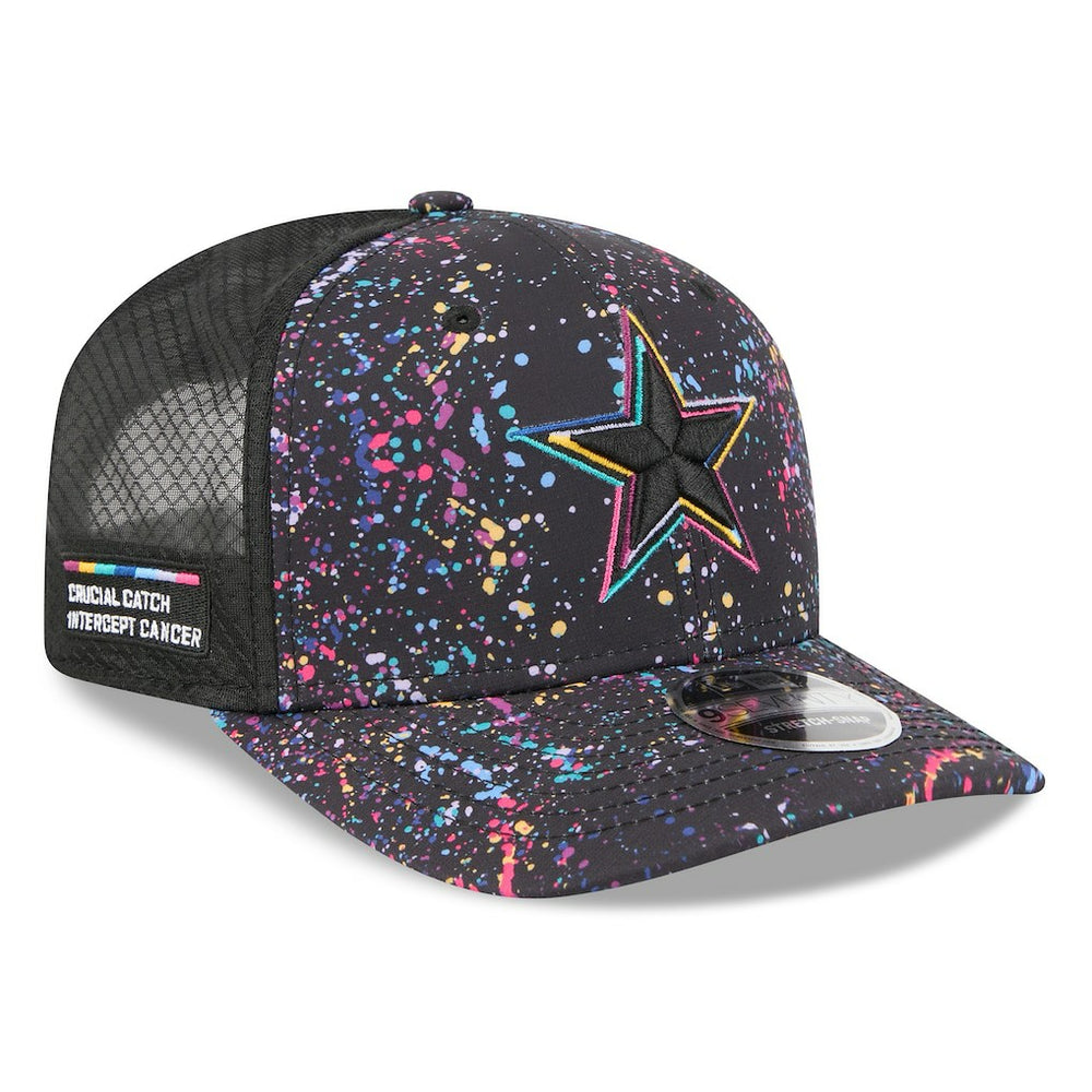 Dallas Cowboys New Era 2025 NFL Crucial Catch 9SEVENTY Adjustable Hat Black - NFL
